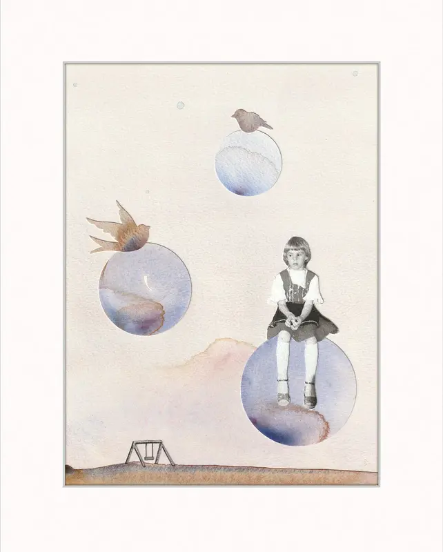 Akvarell TIllbakablick av Pernilla Gustavsson