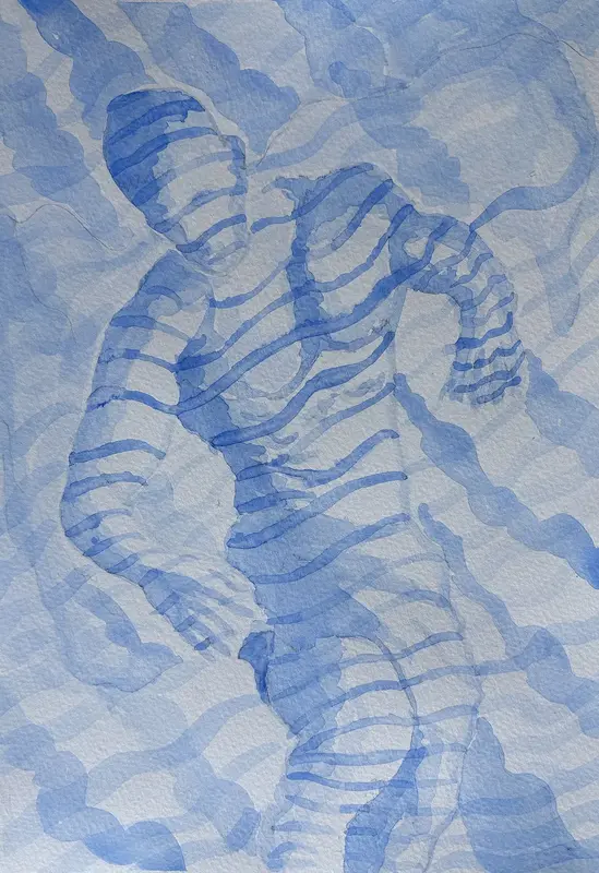 Akvarell Simmaren av Per Forsberg