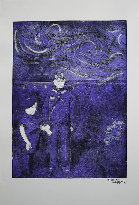 Blå av Tindra Schytzer