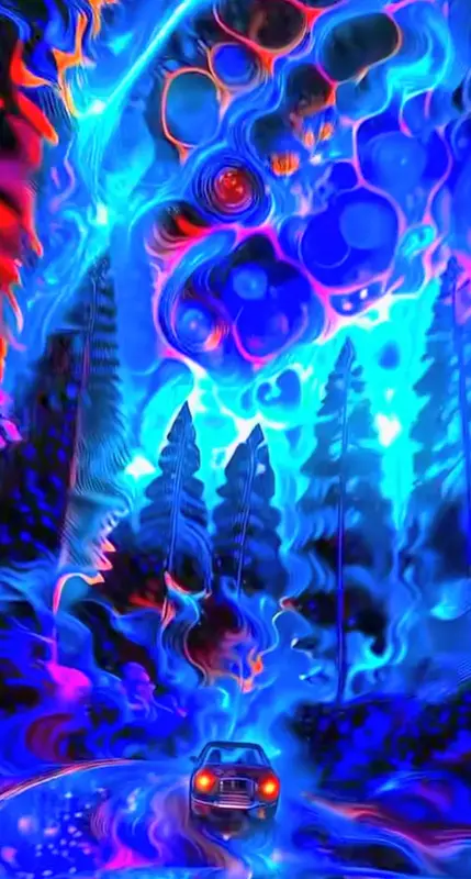 Trippy forrest av Emil Arvering