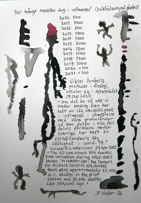 Influensan som försvann av Bernard Valter