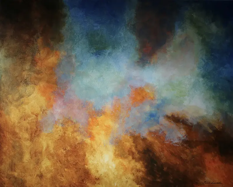 Akrylmålning av Jennie Larsdotter