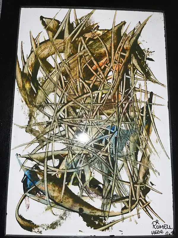 Akrylmålning INSANE av Ronald Rumell