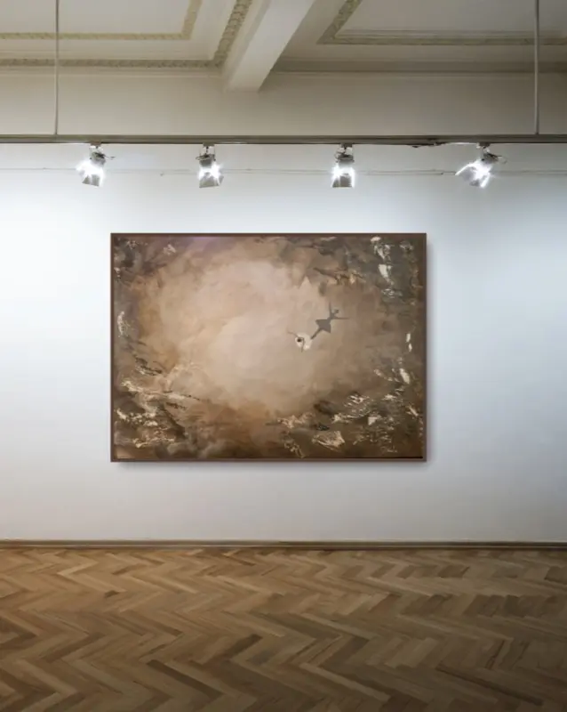 Akrylmålning Ballerinan av Natalie Bjurling