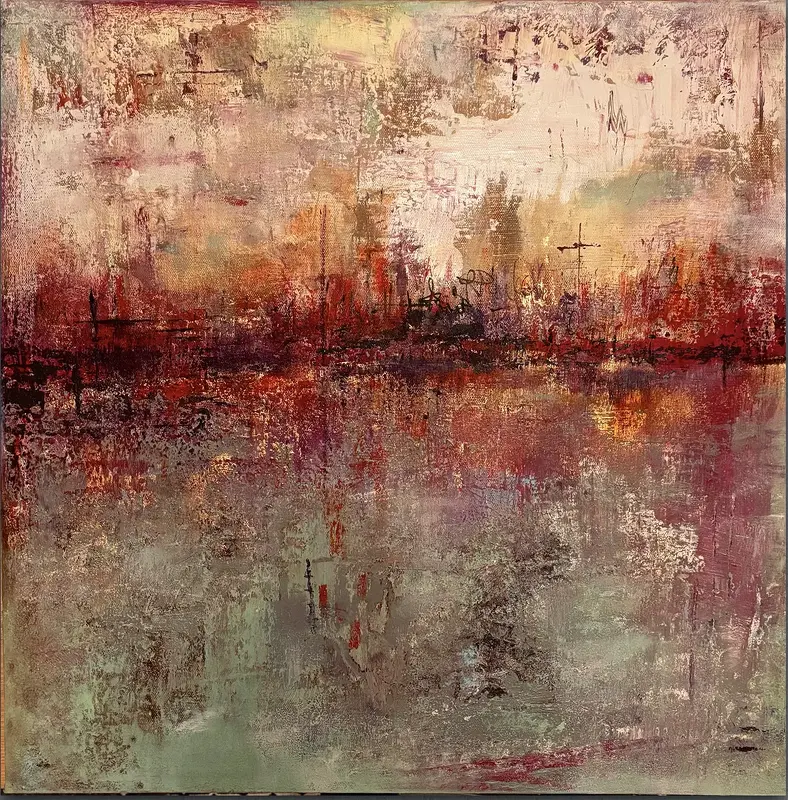 Akrylmålning av Ceren Kamar Bergh