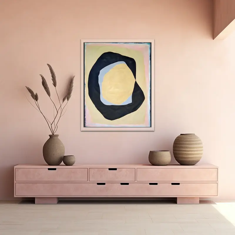 Akrylmålning Omsluten av Karin Melbi