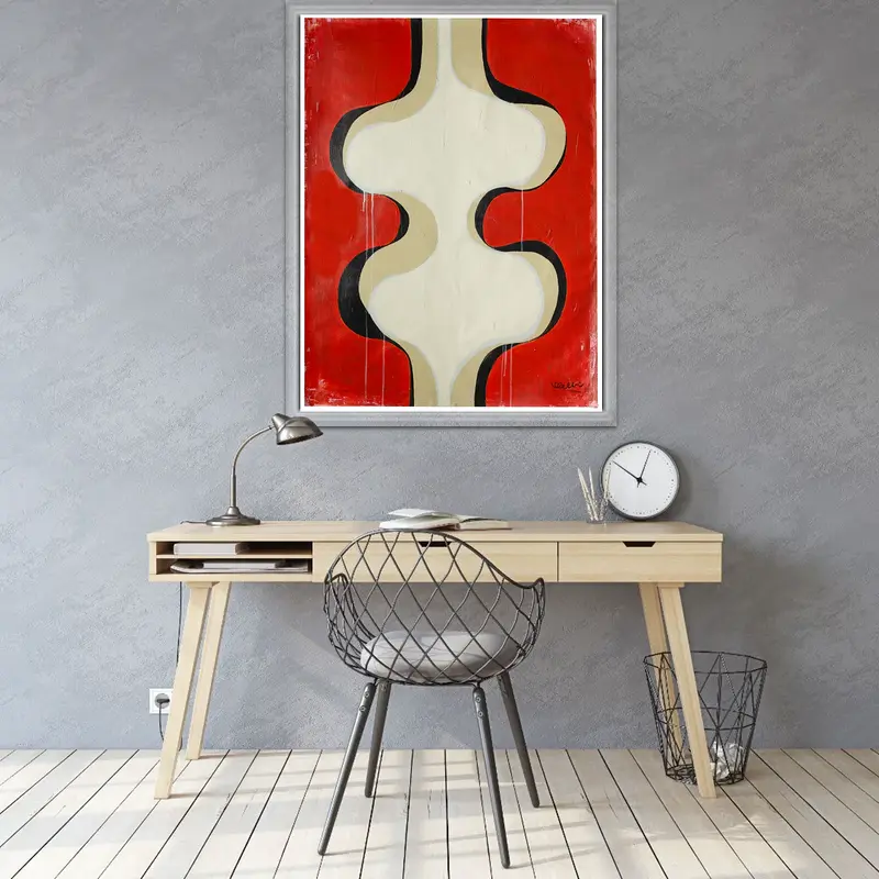 Akrylmålning Donna av Karin Melbi