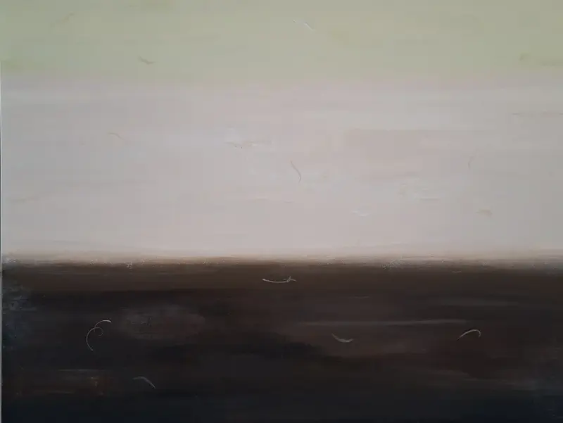 Akrylmålning Color mix 1 av Annmarie Ramnitz