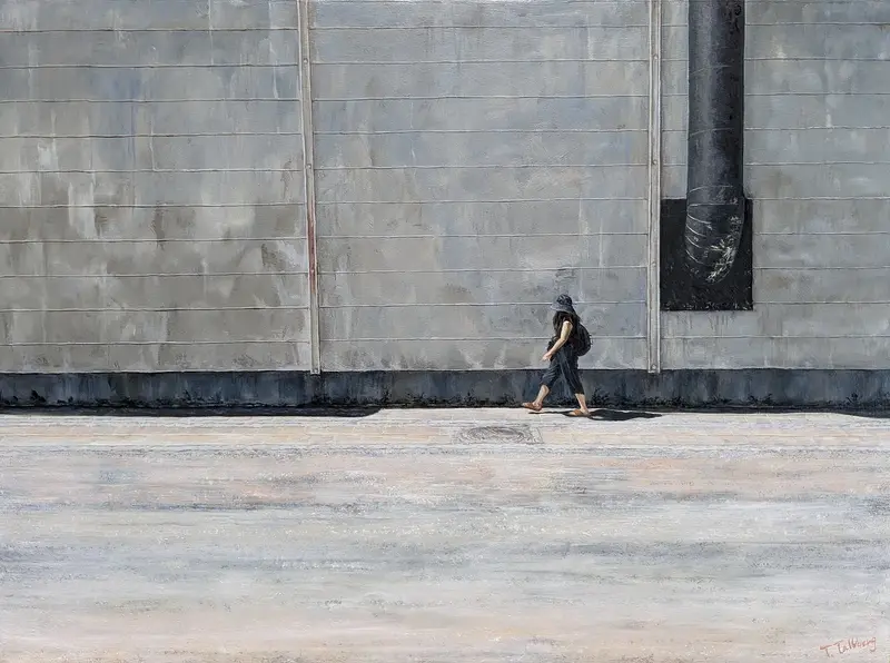 Oljemålning Kokpunkt av Tarek Tallberg