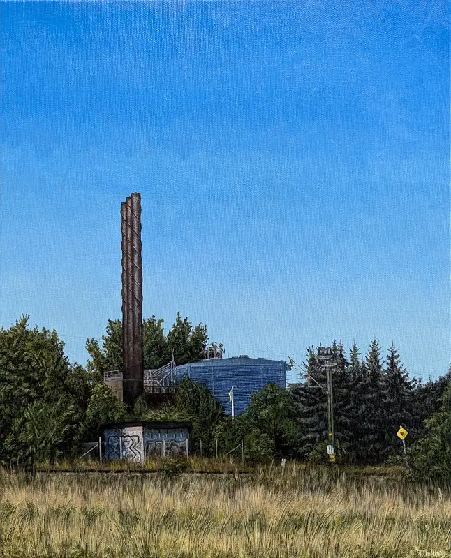 Oljemålning Hetta av Tarek Tallberg