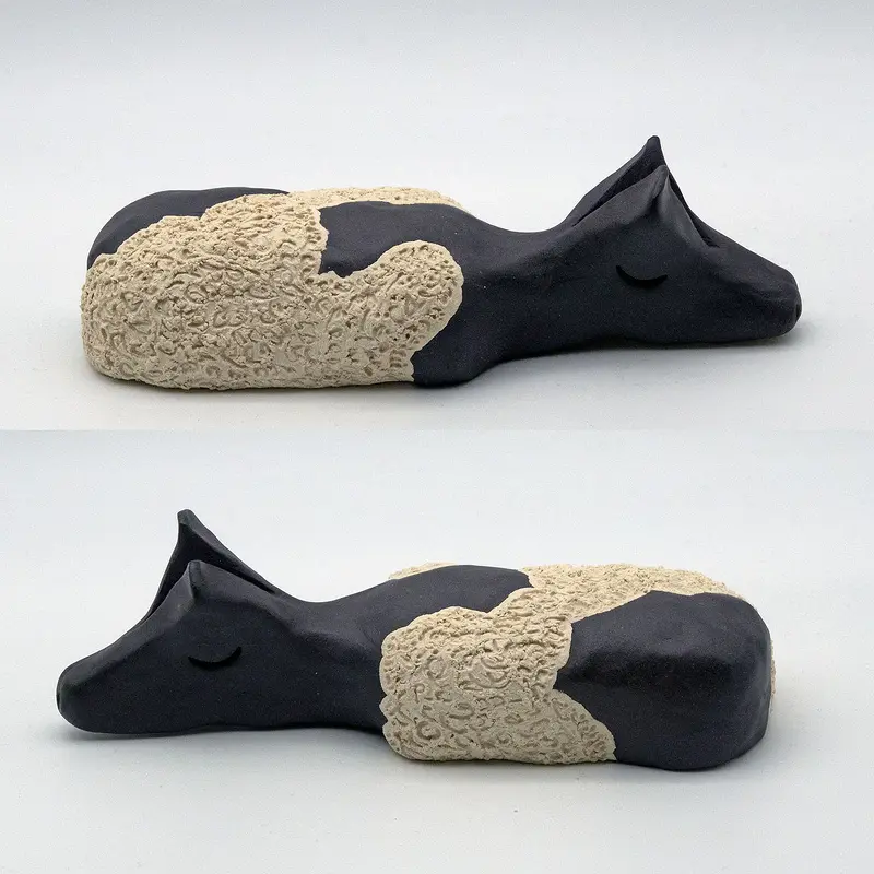 Skulptur Vilodjur (nummer 30) "Jag är det bästa av min mor och far". av Daniel Holking