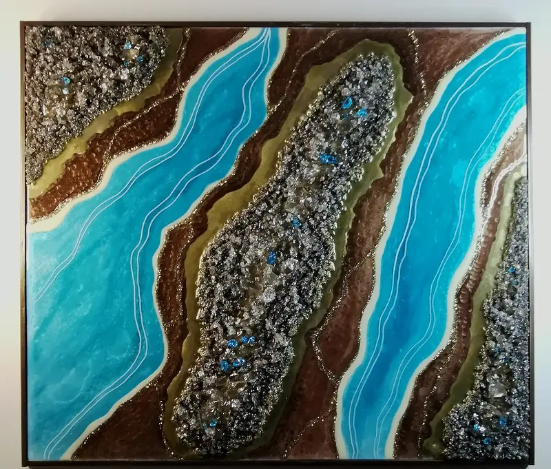 Strata - Azure Veins av Studio Strata