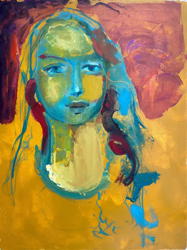 Oljemålning Hennes Essens av Ivan Tverdun