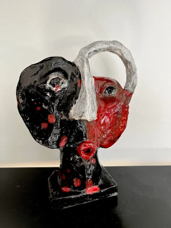 Skulptur Dualitet av Lisbeth van Ginhoven