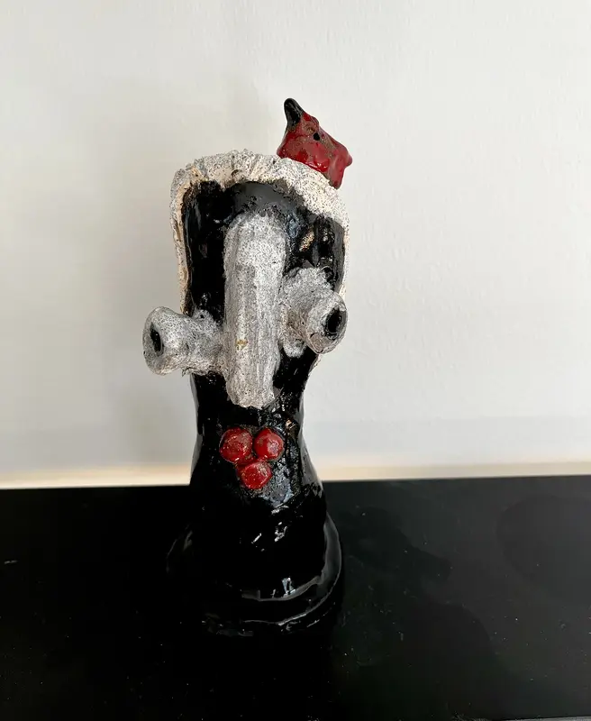 Skulptur Observatören av Lisbeth van Ginhoven