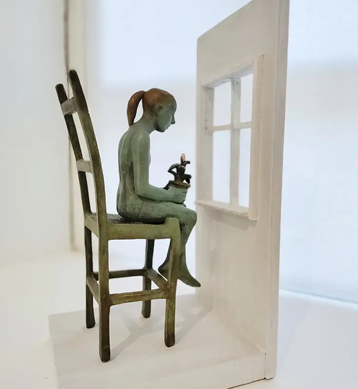 Skulptur Fönstret av Charlotte Adde