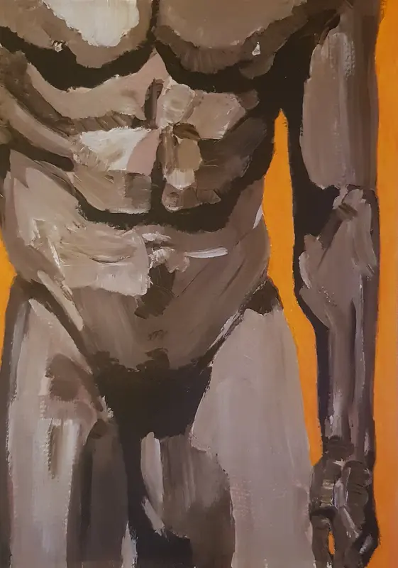 Akrylmålning Just raw av Jonas Pehrsson