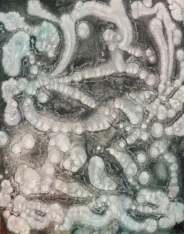 Akrylmålning Neutral av Ninni Andersson