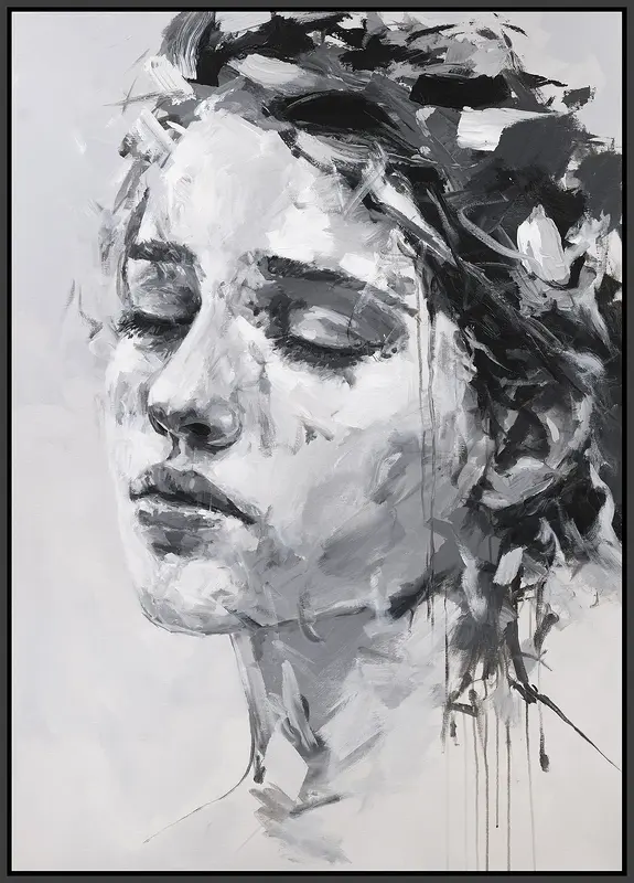 Akrylmålning Mind Rest av Tomas Hammar