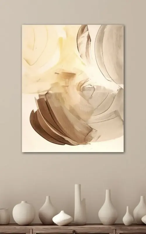 Akrylmålning Shining Through av Lena Larsson