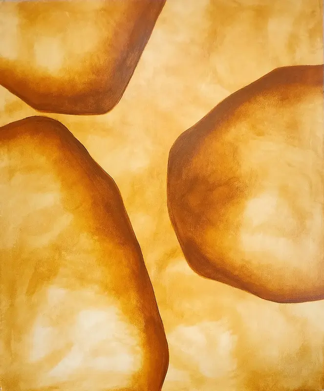 Akrylmålning Nr. 0047 av Evelina Dewaldi