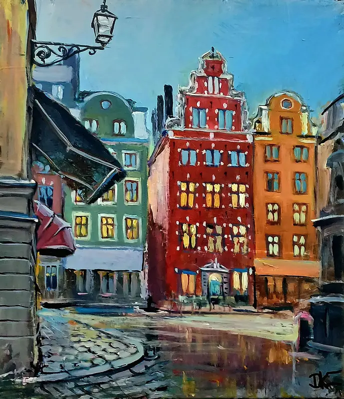 Oljemålning av Dimitri Zukov