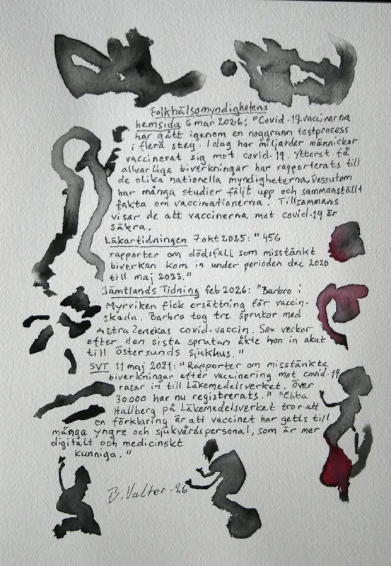 Vad säger Folkhälsomyndigheten i dag? av Bernard Valter