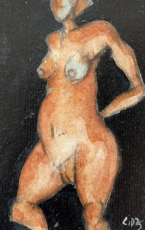 Naken modell Akt 24 av Calin Ion Deas