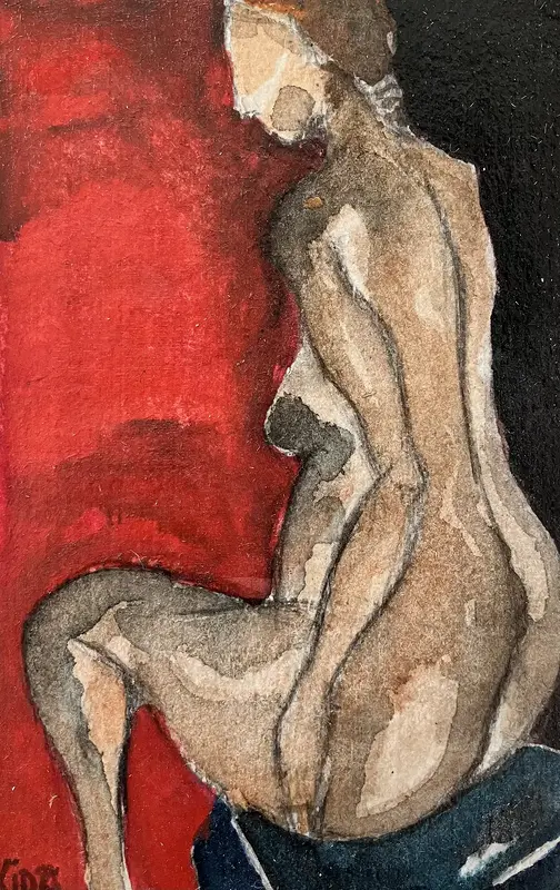 Naken modell Akt 27 av Calin Ion Deas