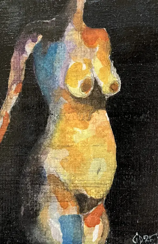 Naken modell Akt 34 av Calin Ion Deas