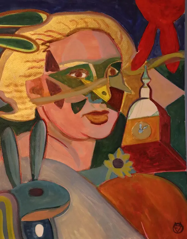 104 ) Loplop's and Victorine Meurent's first breakfast together. av Victor Finnigan