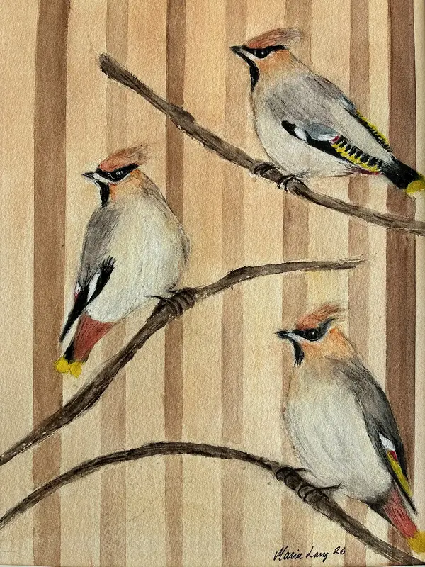 Akvarell av Maria Lang