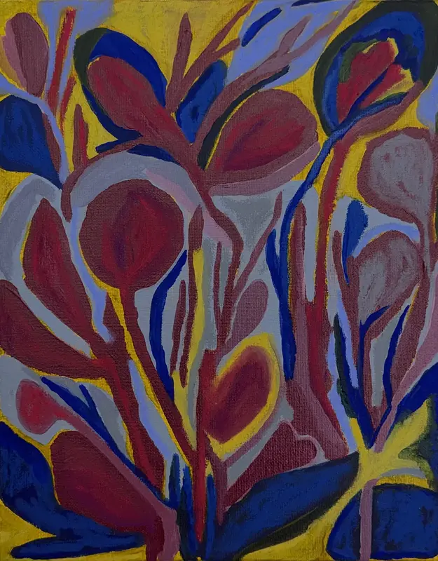 Akrylmålning Berry av Sofia Ekeberg