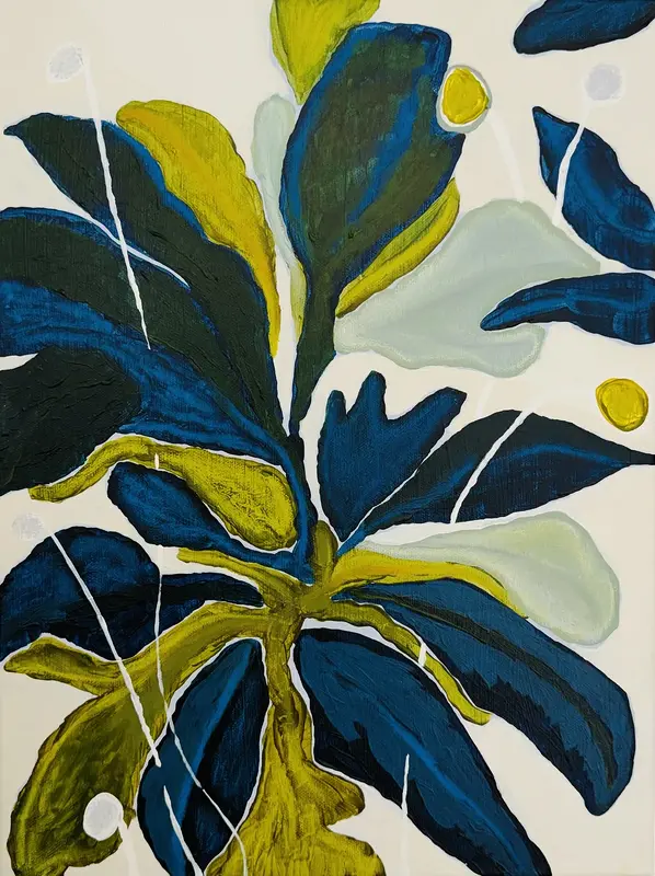 Akrylmålning Fig av Sofia Ekeberg