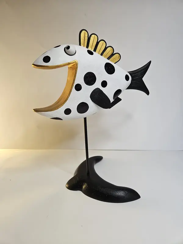 Skulptur Dotfish av Carl Vassgren