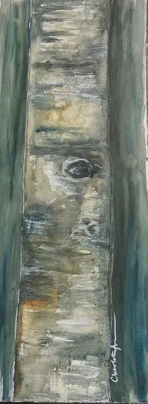 Akvarell Stammis av Charlotte Andersson