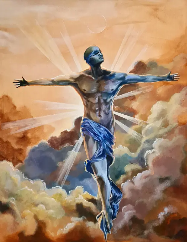 Akrylmålning Morpheus av Mimmi MPs ArtCreations Pettersson