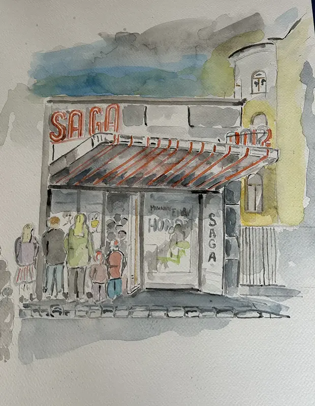 Akvarell Saga Biografen av Conny Johansson
