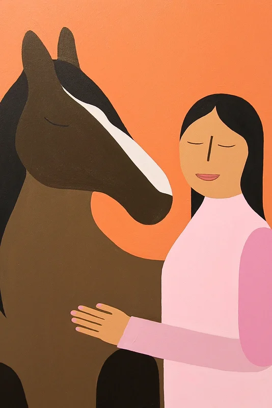 Akrylmålning Whisper av Stephanie Rydle