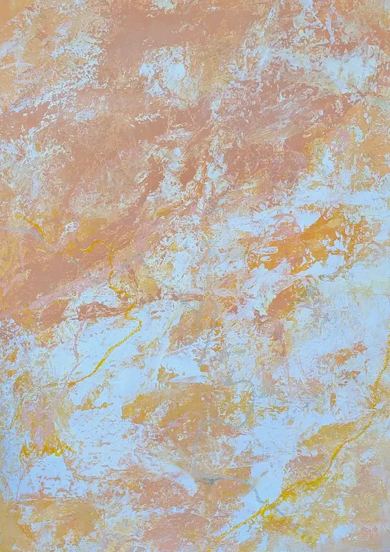 Akrylmålning Sommar är här av Magica Trajkov