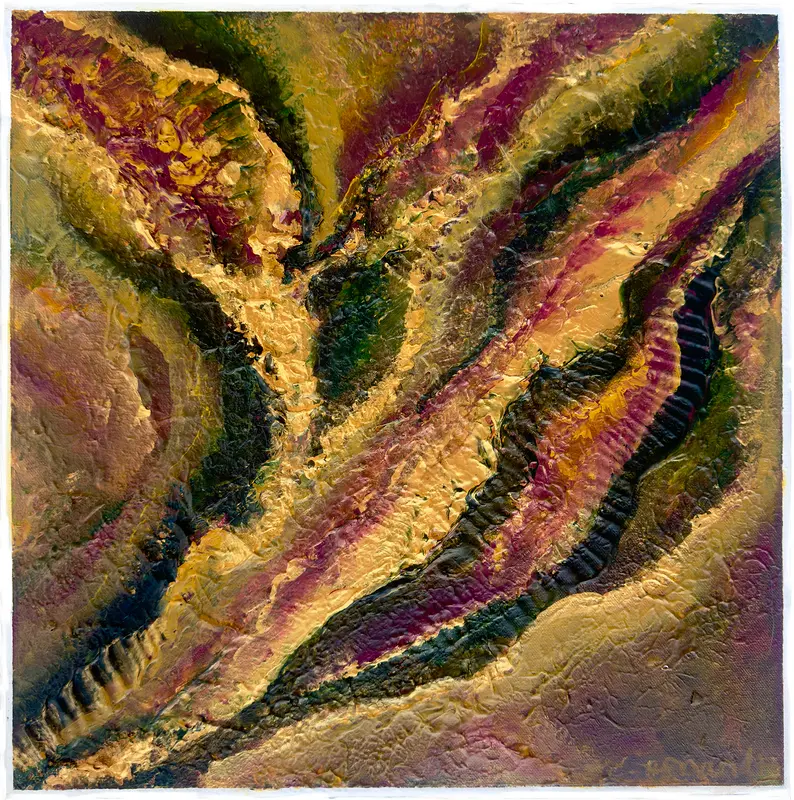 Akrylmålning Soil Matter av Mikaela Gernandt