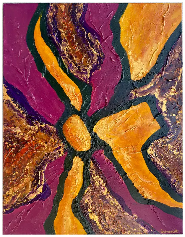 Akrylmålning Soil Substrate av Mikaela Gernandt