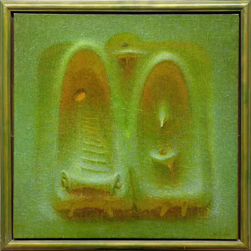 Oljemålning Meistersingers av Alexander Levich