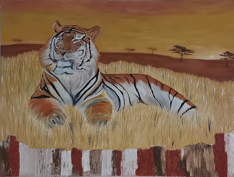 Oljemålning av Mila Cleyde