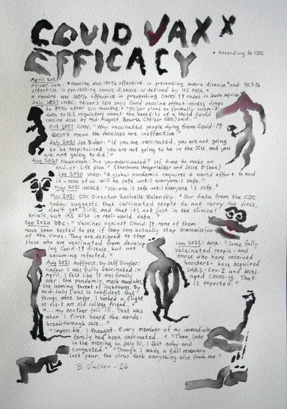 Covid vaccine efficacy av Bernard Valter