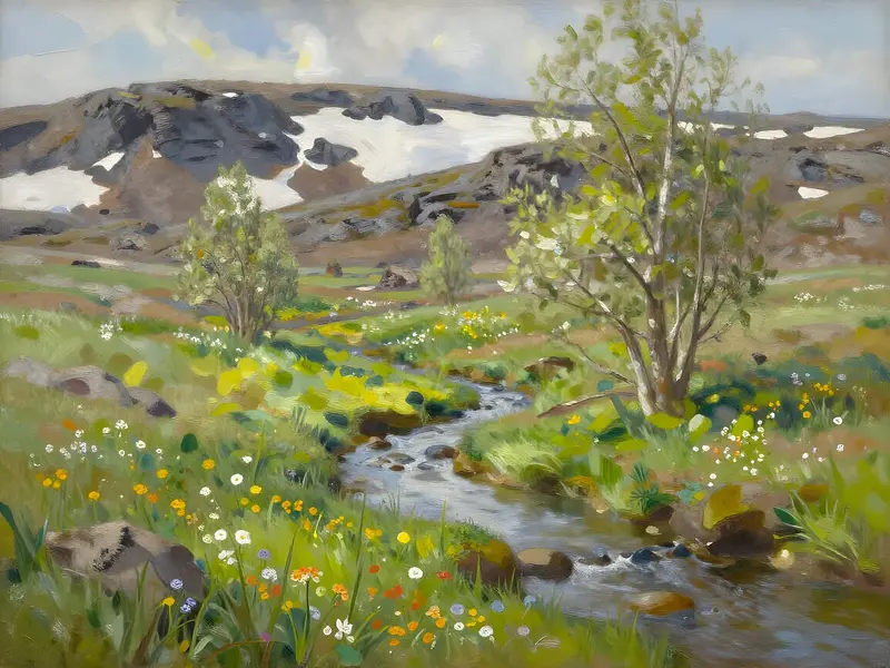 Vårlandskap av Harri Ylikomi