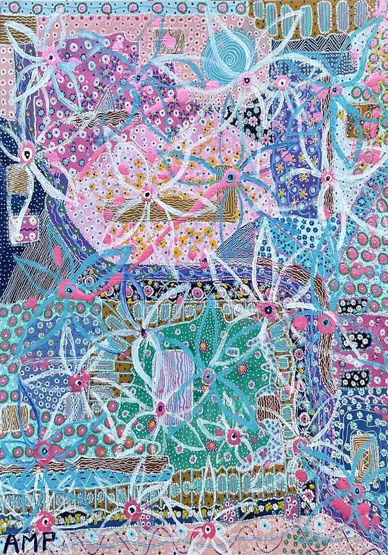 Pastel abstract av Anna Margaretha Pettersson