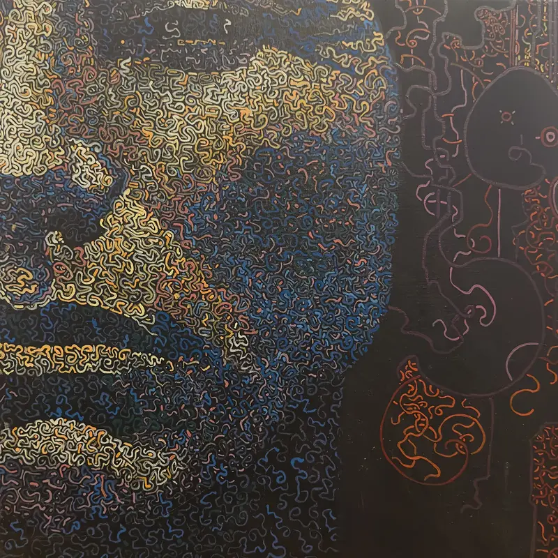 Akrylmålning Quanah av Daniel Pickens