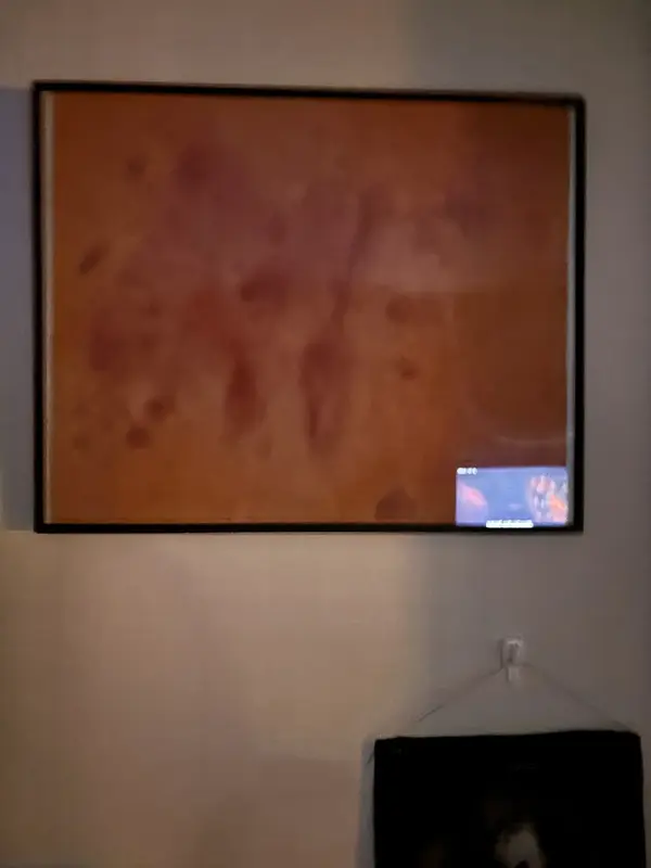 Akrylmålning Krueger inspirerat av Erika Hammarström Pedersen