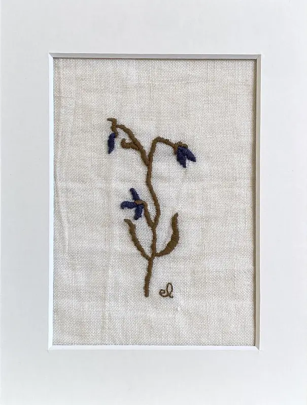 Blomma blå vissen av Emma Lehtola